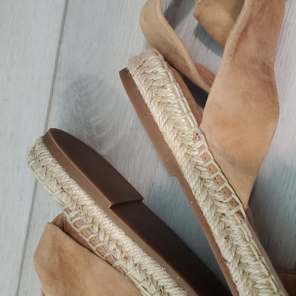 Splendid Womens Tereza Espadrille Lace Up Gladiator Suede Flats sandals sz 9.5 - Picture 7 of 12